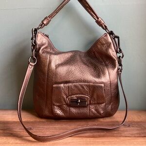 Coach Kristin Convertible Leather Hobo 14783